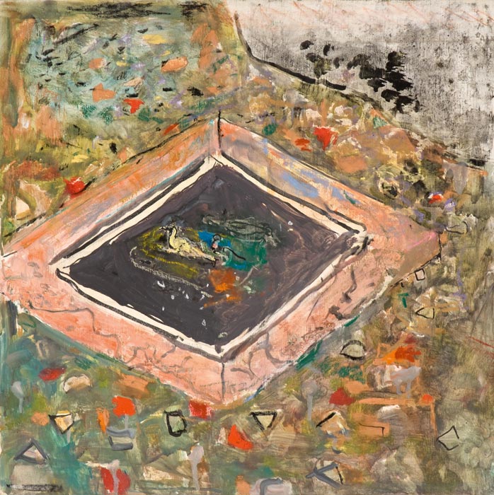 >Pompei mosaique, 2010, 49x49