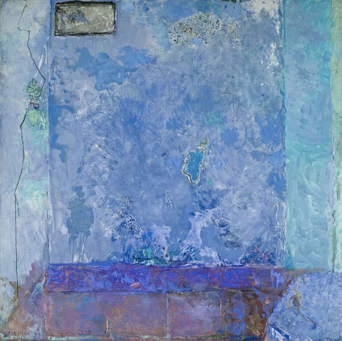 Intérieur bleu, 1990, 152x152